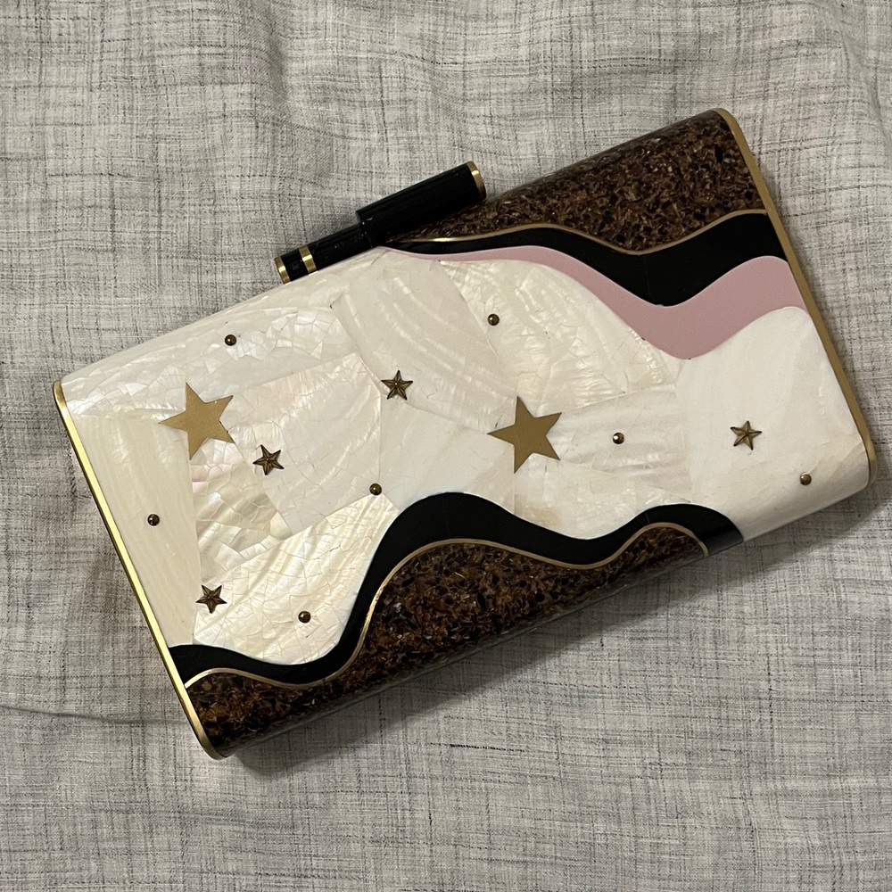 Nathalie Trad mother of pearl star bag
